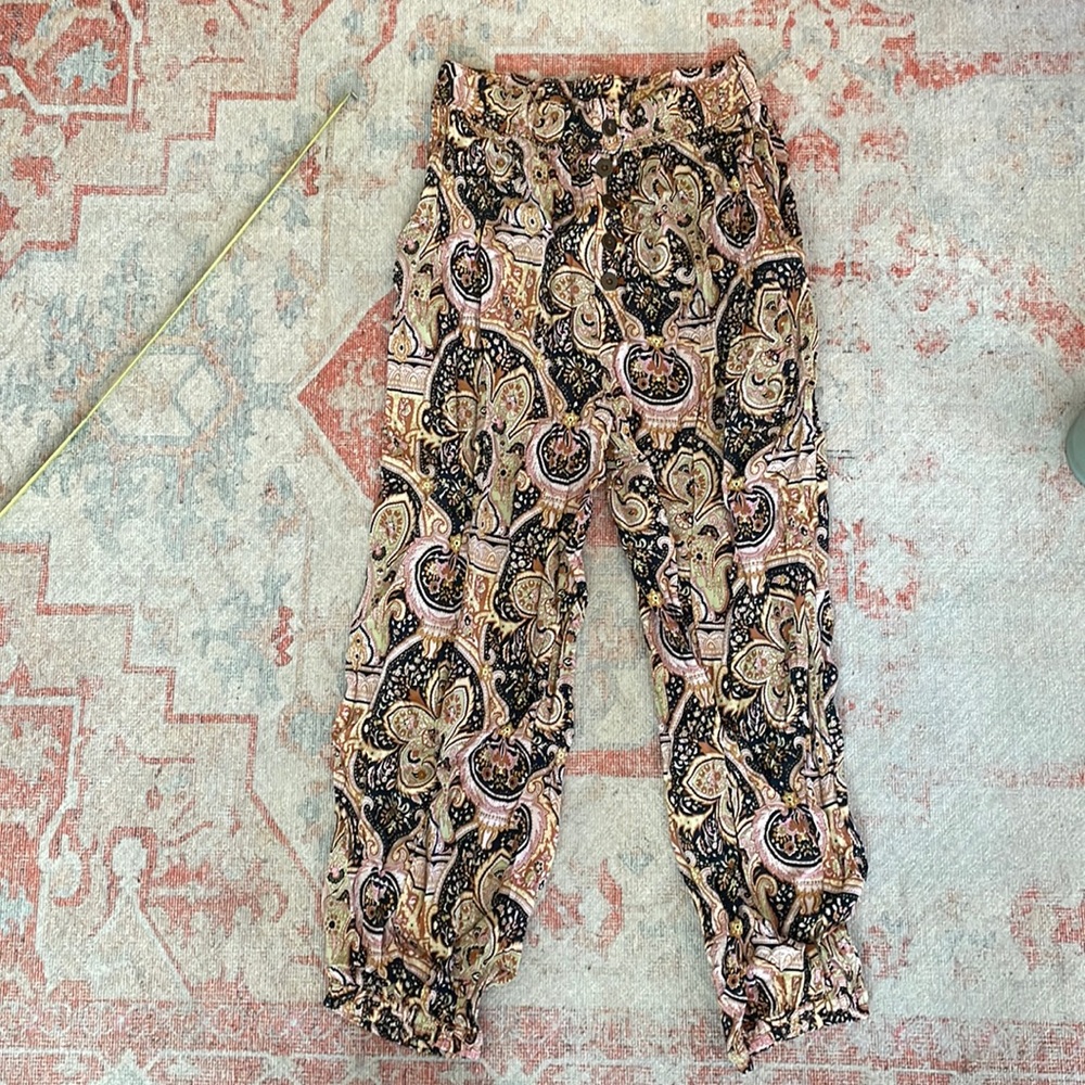 NWT Anthropologie Crop viscose pant